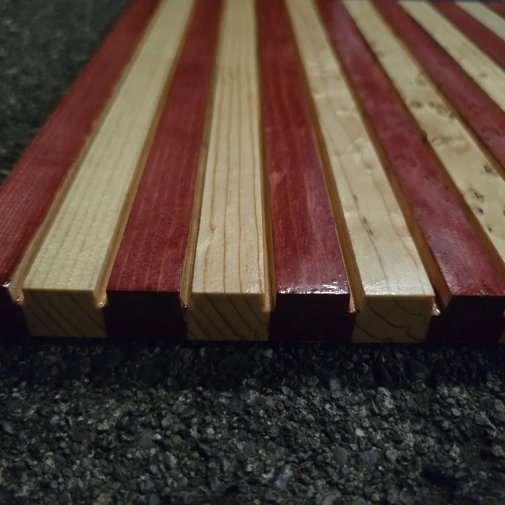 Rustic American Flag Wooden Wall Art
